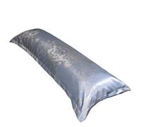 Funda Almohada Satin Jacquard Cool Summer 120/150/180Cm Long Pillowcase Embossed Pillow Case Cover Luxury Satin Fabric Home Textile 1pcs(Color9,48x150cm 1pcs)