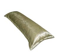Funda Almohada Satin Jacquard Cool Summer 120/150/180Cm Long Pillowcase Embossed Pillow Case Cover Luxury Satin Fabric Home Textile 1pcs(Color2,48x74cm 2pcs)