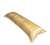 Funda Almohada Satin Jacquard Cool Summer 120/150/180Cm Long Pillowcase Embossed Pillow Case Cover Luxury Satin Fabric Home Textile 1pcs(Color1,48x74cm 2pcs)