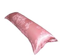 Funda Almohada Satin Jacquard Cool Summer 120/150/180Cm Long Pillowcase Embossed Pillow Case Cover Luxury Satin Fabric Home Textile 1pcs(Color6,48x150cm 1pcs)