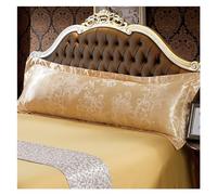 Funda Almohada Seda Funda de Almohada de 1,2/1,5/1,8 Metros de Largo, Funda de Almohada de Jacquard de satén de Lujo Retro Europeo, Funda de Almohada de Boda de Pareja Larga Doble(2,48X120cm)