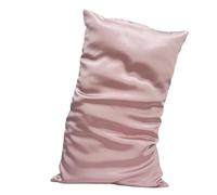 Funda Almohada Seda Funda de Almohada Oxford, 1 Pieza, 25 mm, un Lado, Seda Morera, Funda Individual, Muchos Colores Funda Almohada Saten(Deep Pink,51x91cm)