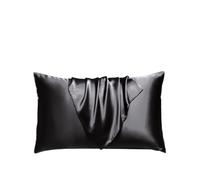 Funda Almohada Seda,Funda De Almohada Seda Fundas de almohada Funda de almohada de seda Funda de almohada de seda real 2 piezas Fundas de almohada Diseño de cremallera Varios tamaños(1,51x91cm 2PCS)