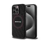 Funda AMG Silicone Carbon Pattern MagSafe Negra - iPhone 15 Pro Max