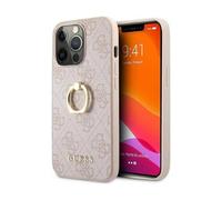Funda Anillo Guess 4G Rosa - iPhone 13 Pro