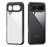 Funda Anticaídas con Airbag DUX DUCIS para Honor Magic8 Pro Air/Honor 600 Lite / 600 Pro, Cubierta Trasera Transparente de TPU+Acrílico Negro