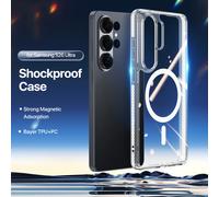 Funda Anticaídas DUX DUCIS para Samsung Galaxy S26 Ultra, S26 Plus, S25 Ultra, S25 Edge, Magnética, Transparente, con Marco de TPU Claro