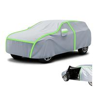 Funda anticongelante Coche para BMW 1 Series Convertible 2008-2013, Exterior Funda Protectora Coche Oxford Impermeable y Transpirable con Bandas Reflectantes Verdes Nieve, Lluvia, Polvo y Sol