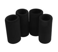Funda Anticongelante Esponja 4 Piezas para Cartucho de Co2 de 16g | Ajuste Seguro, Agarre Mejorado, Instalación Fácil, Superficie Texturizada, Color Negro, Uso Doméstico