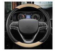 Funda Antideslizante Cubiertas para Volante Coche Cuero 38cm para Jeep para Commander para Patriot para BRÚJULA para Renegade Cubre Volante(Beige)