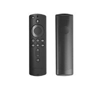 Funda antideslizante de silicona texturizada lavable compatible con mandos a distancia de Amazon Fire TV (Color: Negro): Regalo sorpresa negro