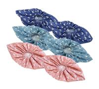 Funda Antideslizante Lino para Zapatos de Casa, 3 Pares, Flamenco | Hogar y Zonas Libres de Polvo, Uso Cómodo y Resistente, Rosa, Azul Marino y Verde