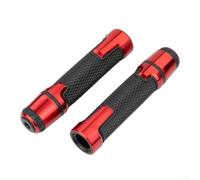 Funda antideslizante para manillar de motocicleta adecuada para scooters con integración de mango del acelerador para una mejor estabilidad de conducción (rojo)