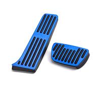 Funda antideslizante para pedales de freno de acelerador de coche, para Camry 2006-2017 2018 2019 2020, accesorios para pedales de reposapiés (color: reposapiés plateado, 1 unidad)