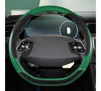 Funda Antideslizante para Volante De Coche En Forma D Fibra Cuero Suave Y Transpirable para EV6 para Stinger para Ceed para Cee'd GT(Green)