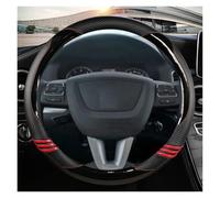 Funda Antideslizante Protector para Volante Coche Fibra Carbono para Seat para Leon para FR MK1 para MK2 para MK3 para Altea para Arona(Black O)