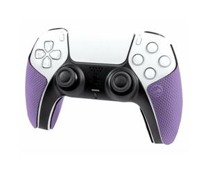 Funda antideslizante Steelseries para mando PlayStation 5 negro, púrpura y blanco