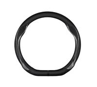 Funda Antideslizante Volante Cubierta Volante Coche Cuero Fibra Carbono para Citroën C1 C2 C3 C4 C5 C6 VTS para Xsara para C-Crosser para Berlingo para Saltar(Grano de Carbono D)