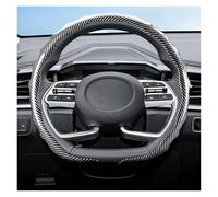 Funda Antideslizante Volante Funda Volante A Presión con Diseño Deportivo Forma Onda para Elantra N para Sonata para Ioniq 5 5N 6 9 para Venue para Kona para Santa(Silver D-Shaped)