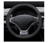 Funda Antideslizante Volante Funda Volante Ante Fibra Carbono para Citroën C1 C2 C3 C4 C5 C6 VTS para Xsara para C-Crosser para Berlingo para Jumpy(O Azul carbón)