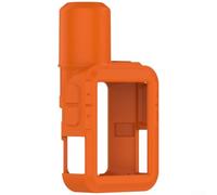 Funda antigolpes para Garmin inReach para mini 3 Plus - Funda flexible de silicona líquida protectora de cuerpo completo al aire libre para GPS verde (naranja)