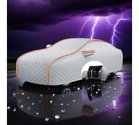 Funda Antigranizo Coche para Chevy Prisma 2013-2023 Impermeable y Transpirable para Exteriores, a Prueba de Viento, Nieve, Polvo, arañazos y Rayos UV.