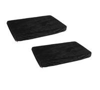 Funda antipolvo compatible con controladores DJ Pioneer DDJ-FLX4, color negro, felpa lavable, paquete de 2