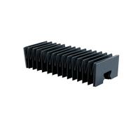 Funda antipolvo para guías lineales, Cubierta de fuelle guía lineal for rieles lineales la serie HGR Relación compresión 200-1000 mm 10:1(For Hgr25,800mm)