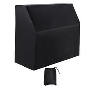 Funda Antipolvo Para Piano Funda for piano vertical, funda completa for, resistente al agua y polvo, tela Oxford revestida de plata, protectora for, color negro, bloquea la luz solar