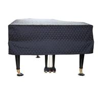 Funda antipolvo para piano vertical, Funda for piano negra, varios tamaños, bloque de luz solar, almacenamiento ligero, estudio música(160 * 150 * 48cm)