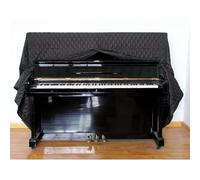 Funda antipolvo para piano vertical, Funda for piano vertical, lavable, transpirable, que no destiñe, cobertura total, negro, varios tamaños(155 * 35 * 125)