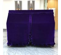 Funda antipolvo para piano vertical, Velvet Piano Cover Washable Multicolor Multiple Sizes(Purple Piano Cover,76 * 36)