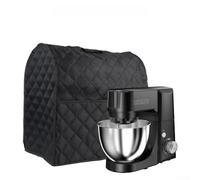 Funda antipolvo para robot de cocina KitchenAid-(4.5QT), antiarañazos, para cocina, alimentos, con asa, para batidora de pie, Aid Mixer, 36 x 23 x 36 cm (Negro)
