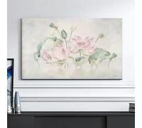 Funda Antipolvo Para Televisores De Interior Con Estampado De Loto Protector De Pantalla Curvo Y Plano De Estilo Chino Para Televisores LED LCD Inteligentes-flower||40-43inch