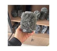 Funda Antiviento de Piel para Micrófono, Filtro Antipop para Entrevistas, Micrófono de Exterior, Cortavientos de Piel para Micrófono, 18 cm