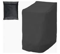 Funda apilable para 6 sillas de jardín, impermeable, de tela Oxford 210D, resistente a los rayos UV y con protección invernal.