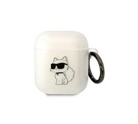 Funda Apple AirPods Karl Lagerfeld Ikonik Choupette Transparente