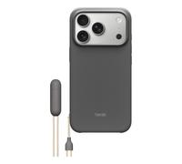 Beats Funda con cordón y Soporte Integrado, MagSafe, Control de cámara, Acabado Mate e Interior de Microfibra para iPhone 17 Pro - Gris Antracita
