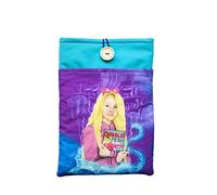 Funda artesanal grande para libros y tablets de luna lovegood + marcapáginas regalo, algodón ecológico, acolchada, con bolsillo frontal y botón
