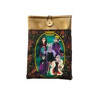 Funda artesanal grande para libros y tablets de VILLANAS CLÁSICAS + marcapáginas regalo, algodón ecológico, acolchada, con bolsillo frontal y botón. Regalo ideal para adolescentes…