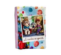 Funda artesanal mediana de terciopelo de solapa para libros de UP + marcapáginas de regalo, funda de algodón ecológico, acolchada, libros. Regalo ideal para adolescentes