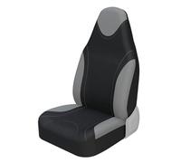 Funda Asiento Coch 2 Fundas Protectoras Universales Para Asientos Delanteros Tipo Butaca Para Toyota Para Aygo Juego Fundas Asientos(1pC GRAY)