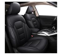 Funda Asiento Coch Funda De Cuero Para Asientos Coche Para Nissan Para Qashqai J10 J11 Para Kicks Para X-Trail T31 T32 Para Teana J32 Juego Fundas Asientos(Negro,Standard)