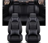 Funda Asiento Coch Funda Universal Asientos Coche Para Volvo XC60 XC90 XC40 XC70 S60L C30 S80 S90 V50 V60 Accesorios Interiores Automóviles Protector Asiento Coche(Black 5+cushion)