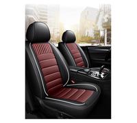 Funda Asiento Coch Funda Universal De Cuero Sintético Para Asientos Coche Para Nissan Para Qashqai J10 J11. Accesorios Para El Interior Del Juego Fundas Asientos(Wine red Standard)