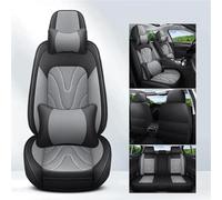 Funda Asiento Coch Fundas Asiento Coche Cobertura Total Para 5 Plazas Para KIA Para Rio Para Niro Para Soul Para Spectra Para Opirus Para Sportage Protector Asiento Coche(Black grey LUXUry)