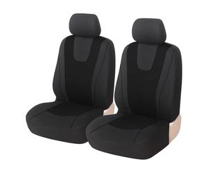Funda Asiento Coch Juego De Fundas Tela Para Asientos Coche Para Acura MDX RDX ZDX RL TL CDX TLX TSX Y RSX. Incluye Cojines Protección Delanteros Traseros Protector Asiento Coche(4Pcs-Black)