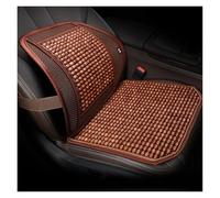 Funda Asiento Coche Cojín Asiento Coche Cuentas Madera Verano Cojín Fresco Transpirable Una Sola Pieza Silla Cojín Asiento Cuentas Cojín Un Solo Trasero Conjunto Fundas Asientos Coche(Brown 1 Pcs8)