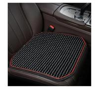 Funda Asiento Coche Cojín Asiento Coche Cuentas Madera Verano Cojín Fresco Transpirable Una Sola Pieza Silla Cojín Asiento Cuentas Cojín Un Solo Trasero Conjunto Fundas Asientos Coche(Black 1 Pcs2)