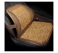Funda Asiento Coche Cojín Asiento Coche Cuentas Madera Verano Cojín Fresco Transpirable Una Sola Pieza Silla Cojín Asiento Cuentas Cojín Un Solo Trasero Conjunto Fundas Asientos Coche(Golden 1 Pcs9)